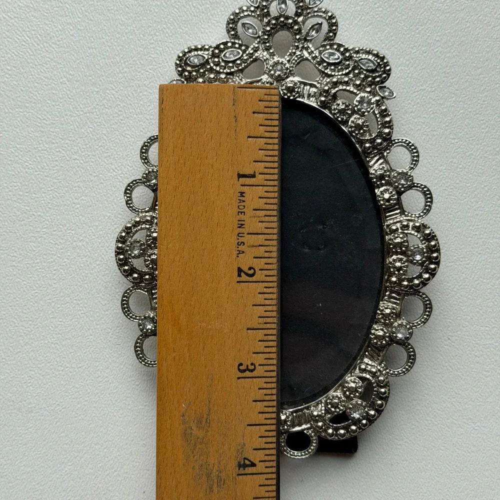 Vintage Picture Frame Art Deco Ornate Old World‎ French Cottagecore Small Oval